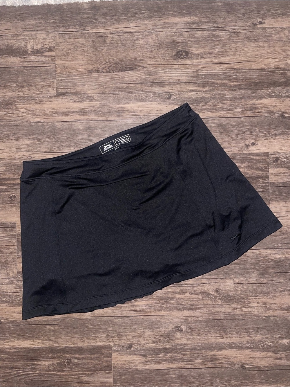 Women's black Athletic Skirt - with built in shorts